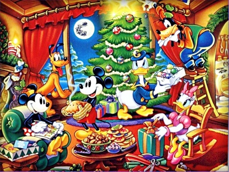 Solve Disney Christmas With Mickey And Friends Jigsaw Puzzle Online