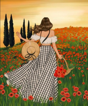 Solve Poppy Field Jigsaw Puzzle Online With 30 Pieces