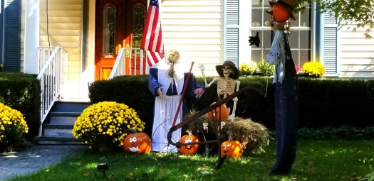 Solve Puritan Pumpkin Heads Plowing The Yard Branchville NJ Jigsaw