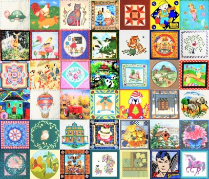 Solve PATCHWORK PANELS 3 Jigsaw Puzzle Online With 255 Pieces