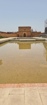 Solve View Over A Water Basin At The El Badi Palace In Marrakech Jigsaw