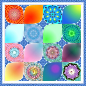 Solve Kaleido Pattern Jigsaw Puzzle Online With 400 Pieces