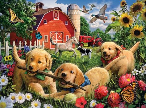 Solve Puppies Jigsaw Puzzle Online With 165 Pieces