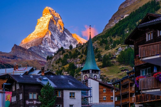 Solve Zermatt En Matterhorn Jigsaw Puzzle Online With Pieces