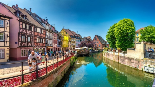 Solve France Colmar Canal Jigsaw Puzzle Online With Pieces