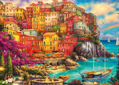 Solve Italian Village Jigsaw Puzzle Online With Pieces