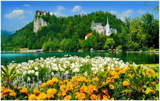 Jigsaw Puzzle Lake Bled Slovenia 104 Pieces Jigidi