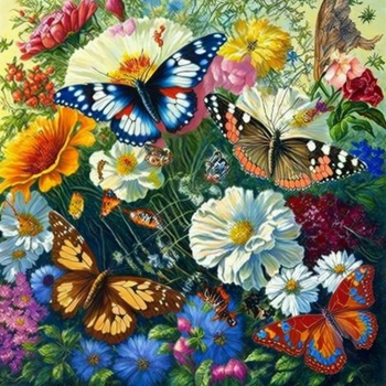 Solve Flower Garden Jigsaw Puzzle Online With 49 Pieces