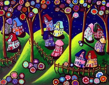 Whimsical-Houses-and-Trees_art