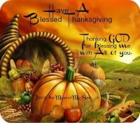 Have a Blessed Thanksgiving