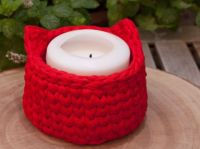 Candle in Basket