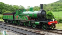 LSWR Class T3 4-4-0 563 at Norden Station, Swanage Railway.