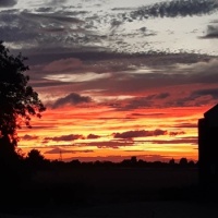 Sunset, Cambridgeshire UK