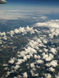 Flying over Europe