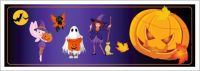 Witch, Fairy, Ghost, Cat
