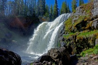 Waterfall In Yellowstone National Park - Wyoming
