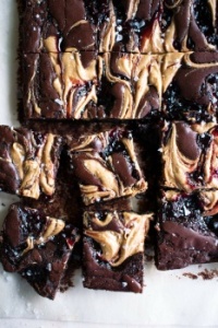PeaNut Butter & Jelly Brownies