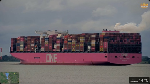 one infinity 2025-06-10 at 17-04-26 (7) Live von der Elbe vor Grauerort – Schiffsverkehr hautnah erleben Shipspotting 180° Panorama - YouTube