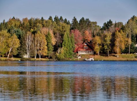 Solve Stager Lake, Iron County, Upper Michigan jigsaw puzzle online ...