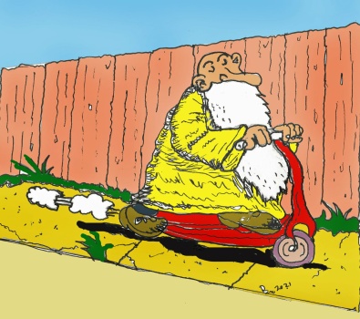 Solve Mr Natural sketch jigsaw puzzle online with 72 pieces