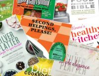 collage of cookbooks