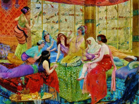 In the Harem jigsaw puzzle in Piece of Art puzzles on