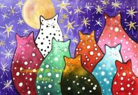 starlight cats - Denise Every * smaller *