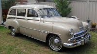 1951 Chevrolet tin woody wagon