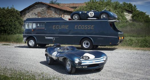 Ecurie Ecosse Transporter, Jaguars C-Type & D-type