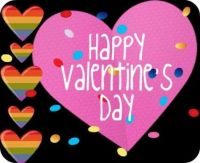Valentine Rainbow Hearts