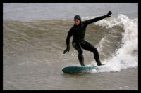 Hope beach surfing