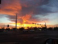 Sunset tonight in Las Vegas, NV