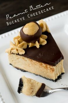 Peanut Butter Buckeye Cheesecake 1