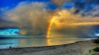 2  ~  'Vivid rainbow in a little cloud.'