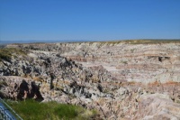 Hell's Half Acre, a continuation of the South Dakota Badlands, 300 miles to the east