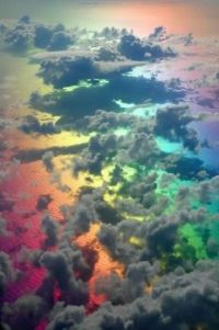 rainbow sky