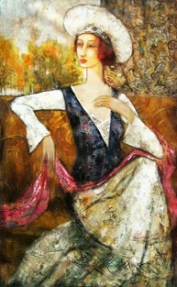Lady in Beautiful Dress Attire  ~ Ludmila Curilova (Active in Canada and Internationally...)