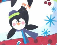 Christmas Character  Penguin on Gift Bag