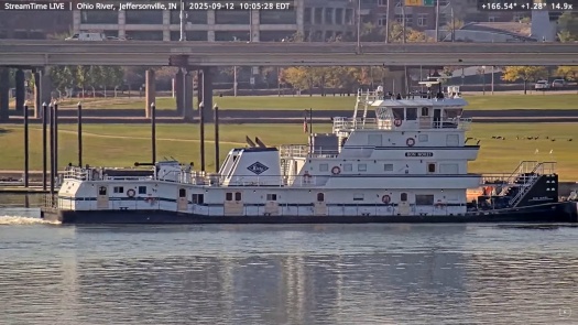 Solve Ron Nokes, Ohio River, 2025-09-12 jigsaw puzzle online with 60 pieces