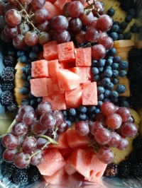Summer fruit platter
