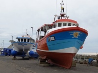 Fishing boats on the quayside