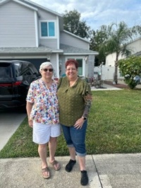 My daughter and me, early Mother's Day together