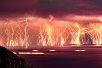 Lightning over Ikaria Greece