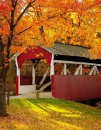 Covered Bridge -  Somerset County, Pennsylvania...