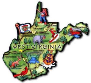 Solve West Virginia jigsaw puzzle online with 56 pieces