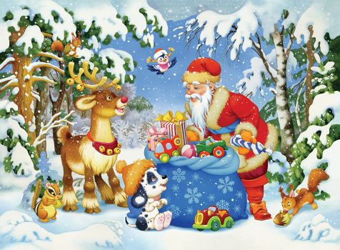 Solve Santa-claus-jigsaw-puzzle jigsaw puzzle online with 450 pieces