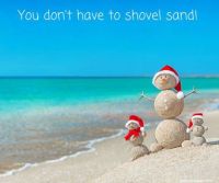 You dont have to shovel sand!