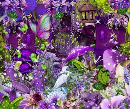 Solve Fairy Flower jigsaw puzzle online with 42 pieces