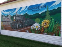 Palmerston Train Mural