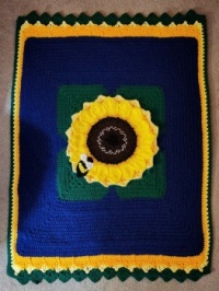 sunflower blanket